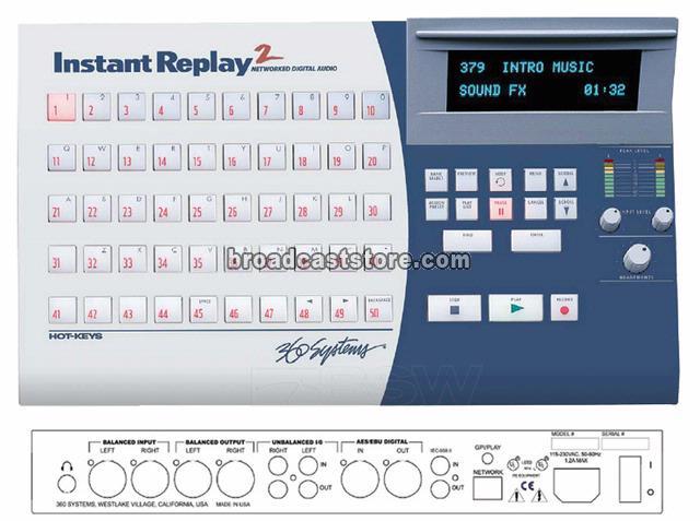 360 Systems DR600 硬盤(pán)錄音機(jī)，即時(shí)播放硬盤(pán)錄音機(jī)