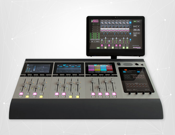 ARES - Digital on air/production mixing console